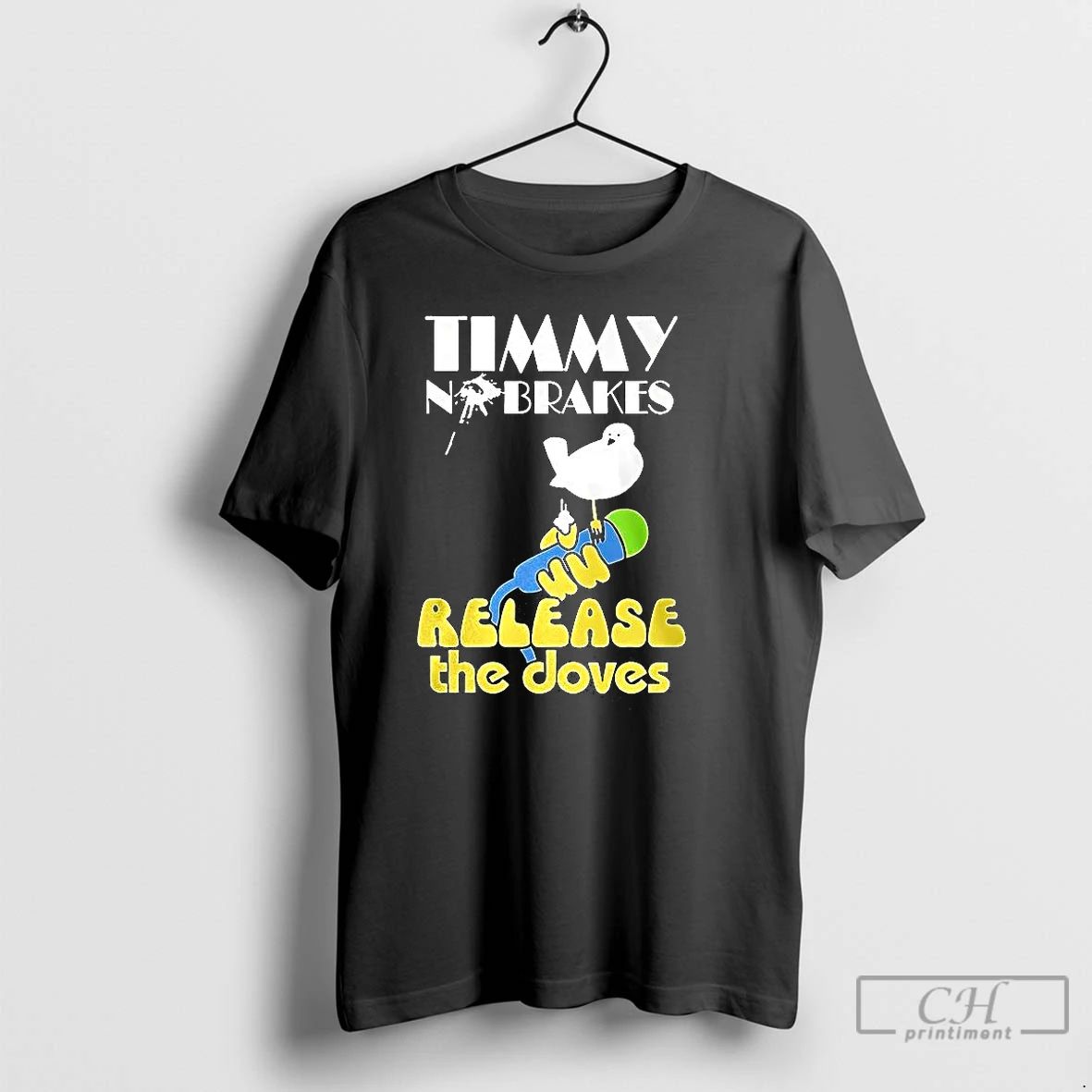 Classic Timmy No Brakes Release The Doves T Shirts