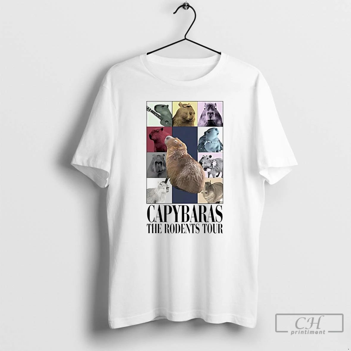 Classic Capybara The Rodents Tour T Shirts