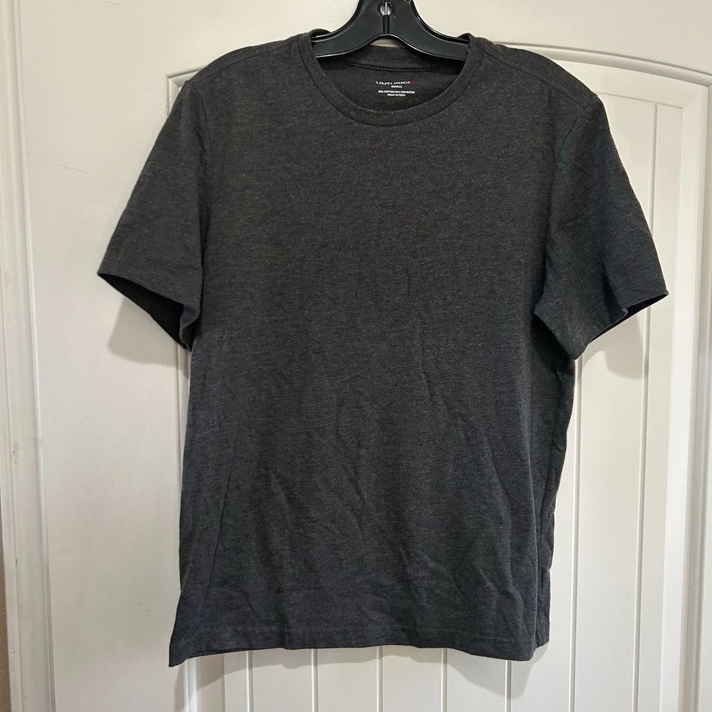 Untuckit Shirt Mens Small Solid Short Sleeve Crewneck Casual Cotton Tee