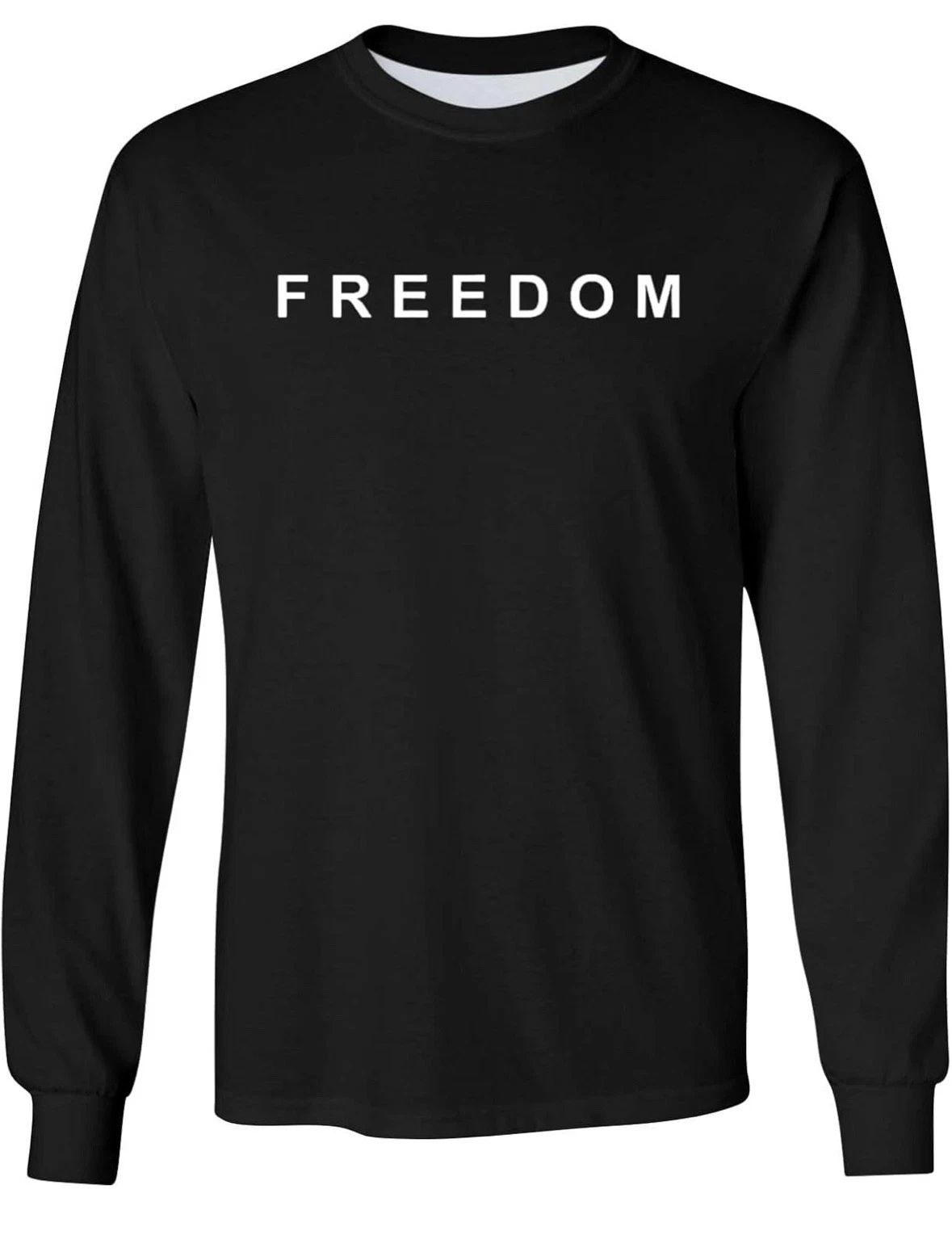 Long Sleeve Freedom T-shirt,Charlie Kirk Memorial T-Shirt