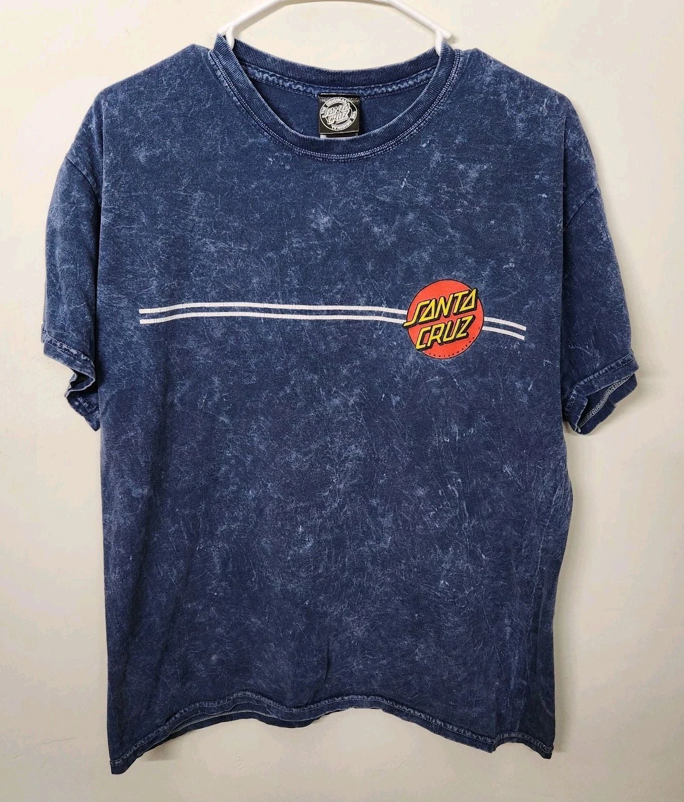 Santa Cruz Skateboards Short Sleeve Graphic Print T-shirt Men's Large 1587