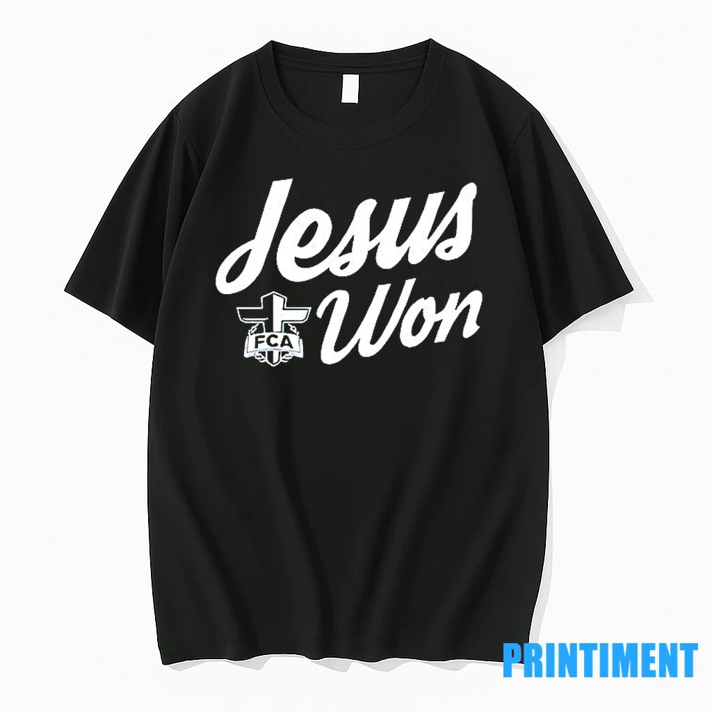 Jordyn Tyson Jesus Won Text Tshirts Sweater