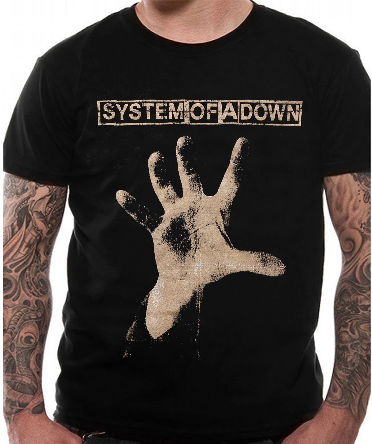 Official System Of A Down T Shirt Vintage Hand SOAD Serj Tankian New S to XXL