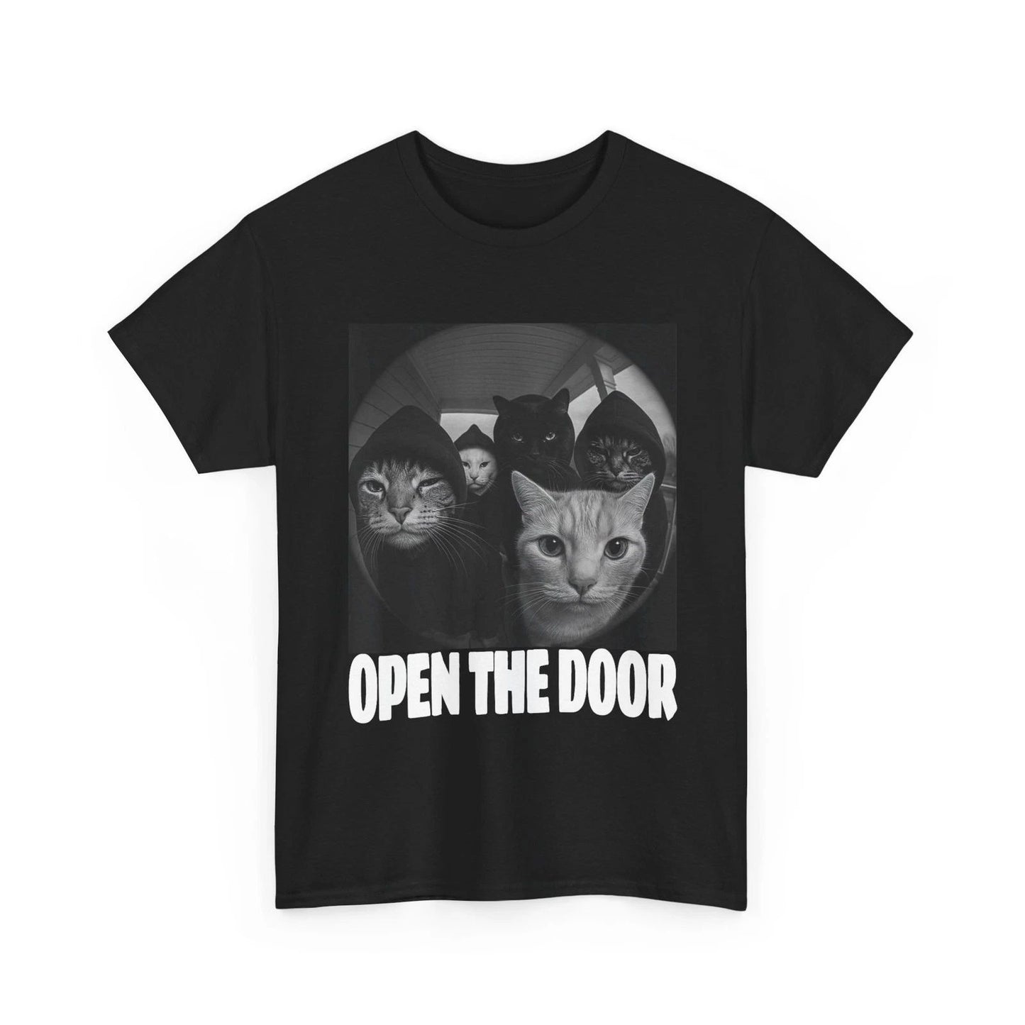 Cats Meme Shirt Cats Gang Open The Door Memes Lovers Funny Shirt