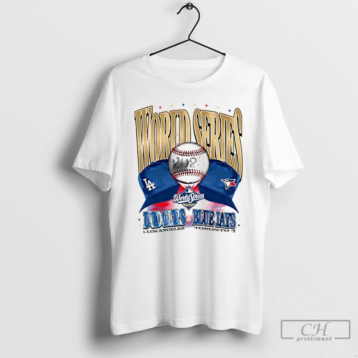Classic La Dodgers Vs Toronto Blue Jays 2025 Mlb World Series T Shirts
