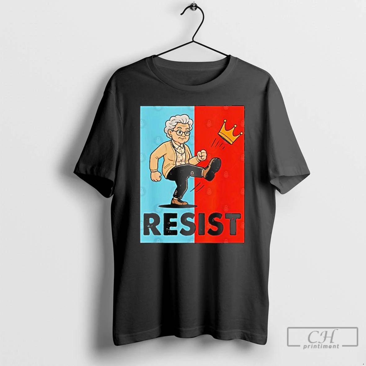 Classic Grandma Resist No Kings T Shirts