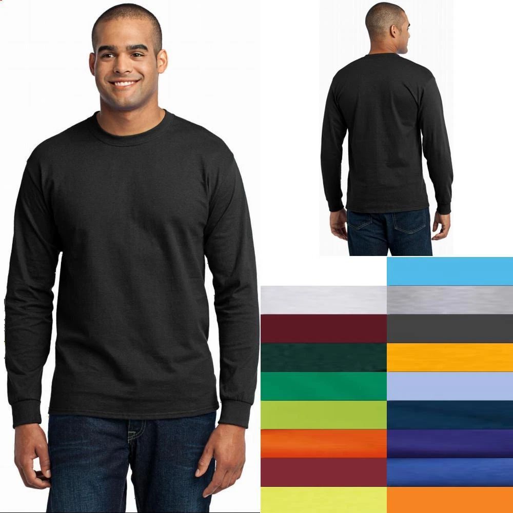 Port & Company ® - Long Sleeve Core Blend Tee PC55LS Mens Sizes S-6XL
