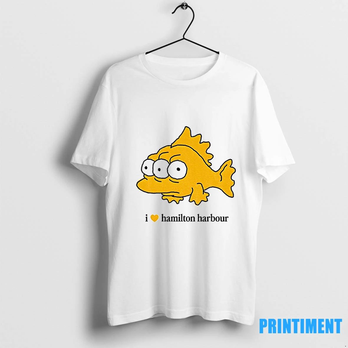 I Love Hamilton Harbour Orange Fish Tshirts Sweater