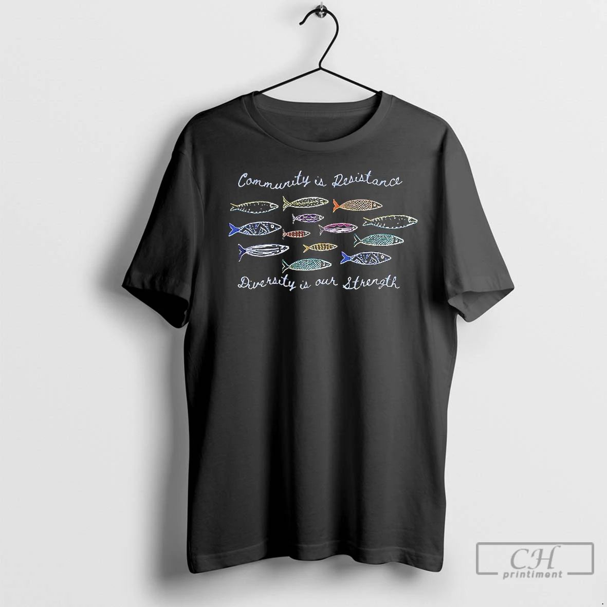 Premium Fishs Community Is Resistance Diversity Is Our Strength Anti Maga