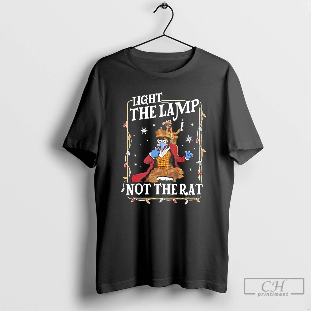 Classic Light The Lamp Not The Rat Christmas T Shirts