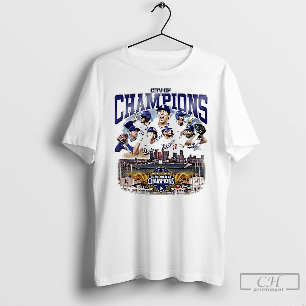 Classic Los Angeles City Of Champions World Series 2025 Vintage T Shirts