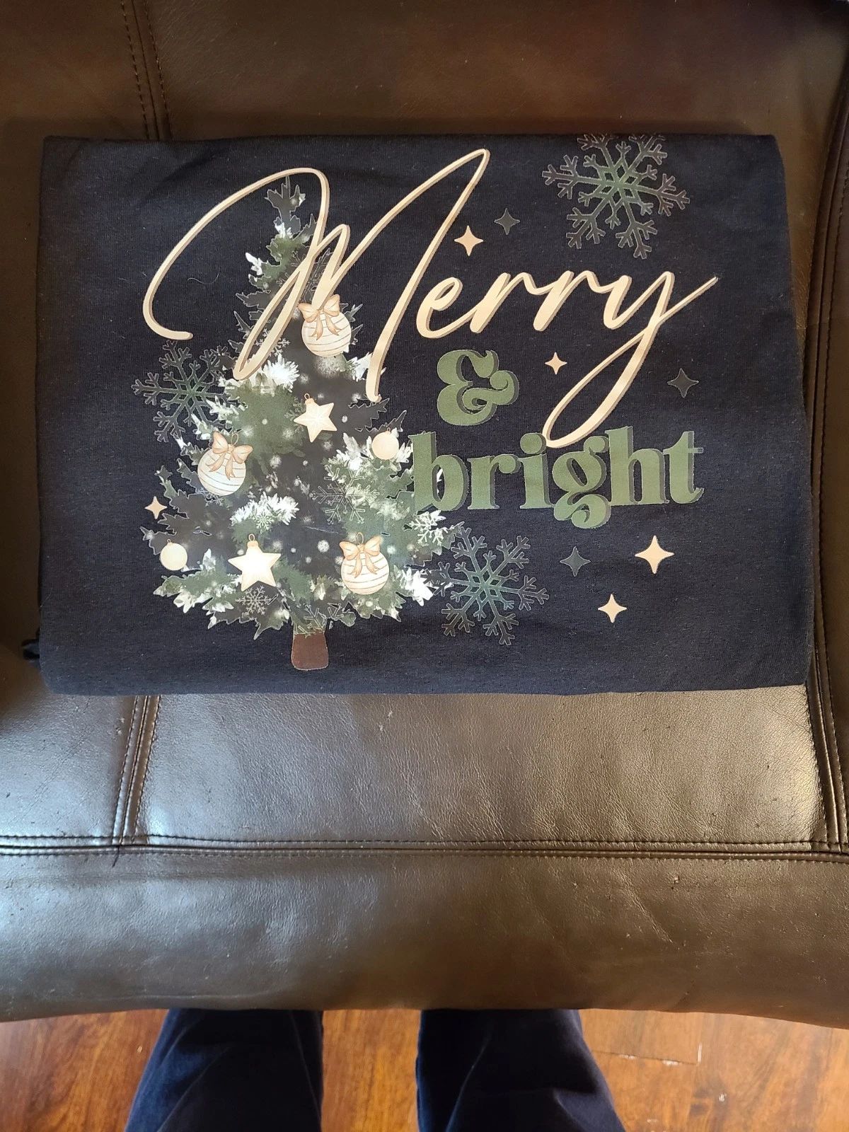 Handmade Merry Christmas T-shirt
