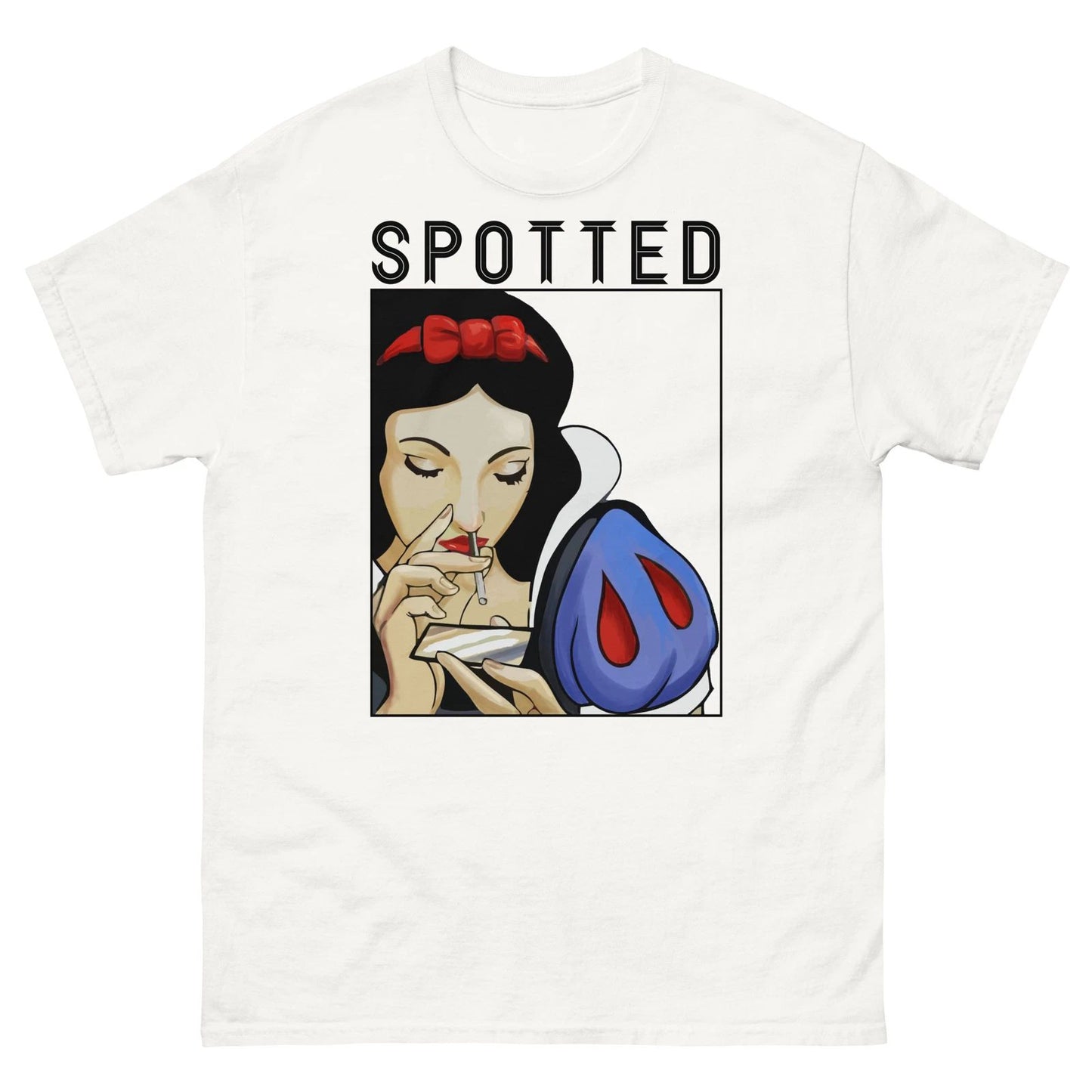 Snow White Spotted T Shirt, #coke, Cocaine