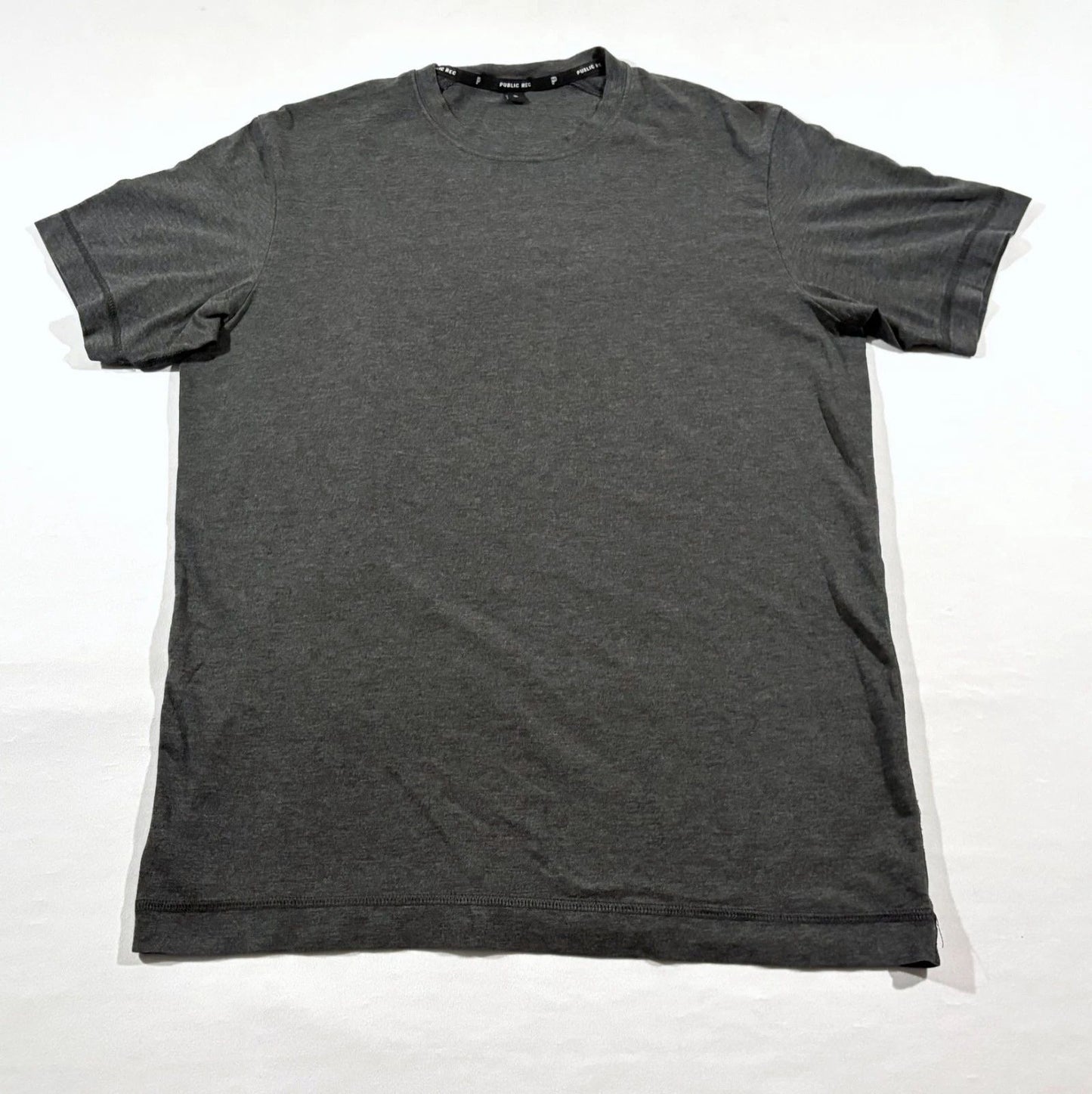 Public Rec Go-To T-Shirt Pima Cotton Gray Comfortable Soft Basic Tee Crew Sz S