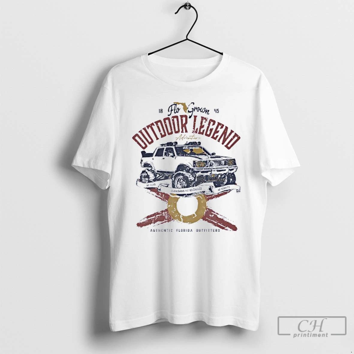 Classic Flo Grown Outdoor Legend Authentic Florida Outfitters T Shirts