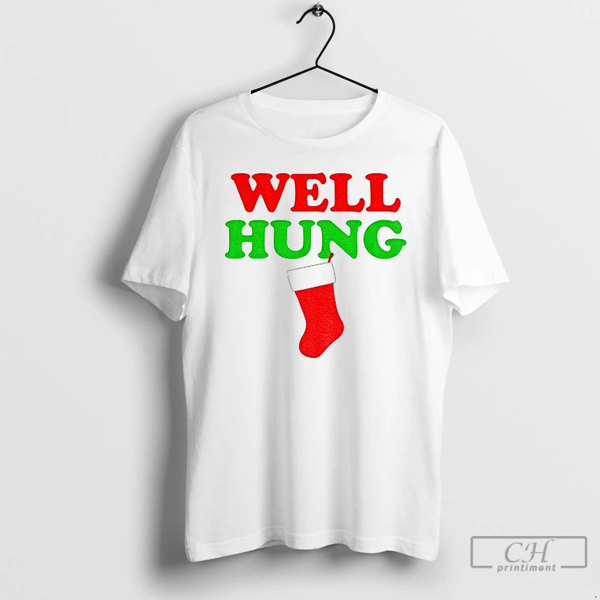 Classic Sock Well Hung Merry Christmas 2025 T Shirts