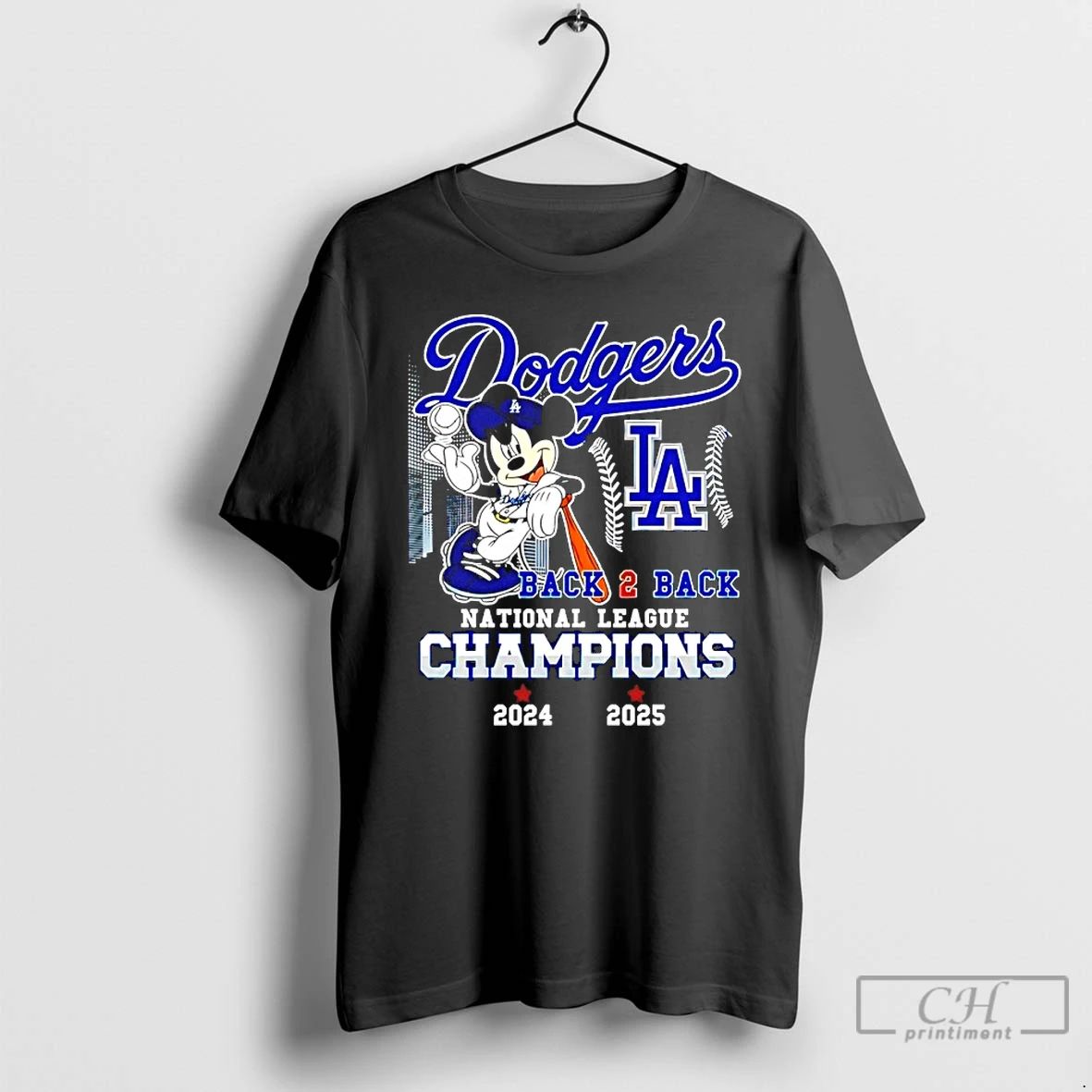 Classic Los Angeles Dodgers 2025 National League Champions Back 2 Back T Shirts