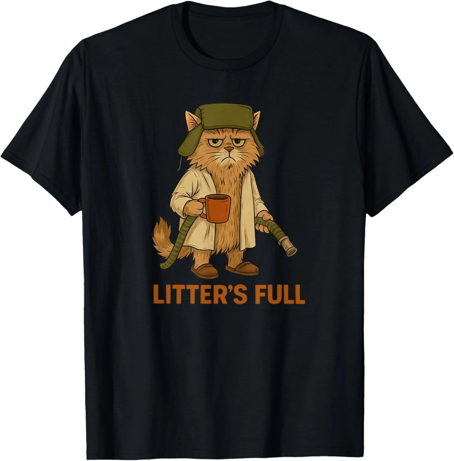 Litters Full Cat Parody Funny Cat Christmas Unisex T-Shirt Size S-5XL