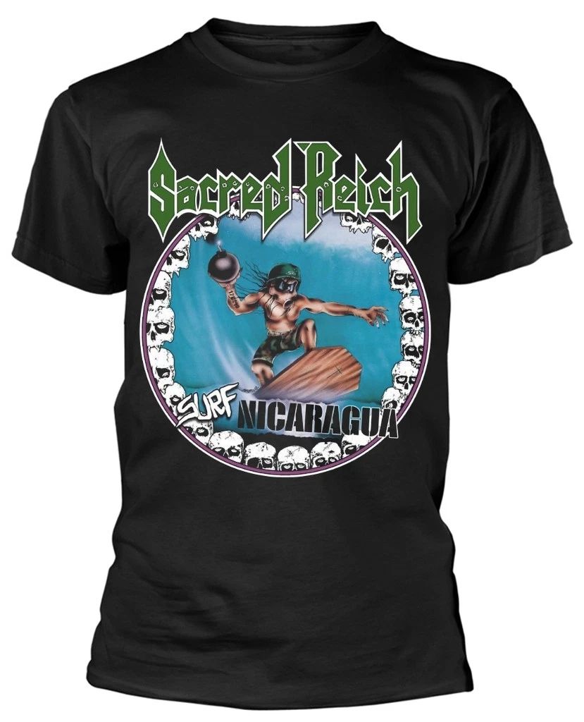 Sacred Reich Surf Nicaragua T-Shirt NEW OFFICIAL