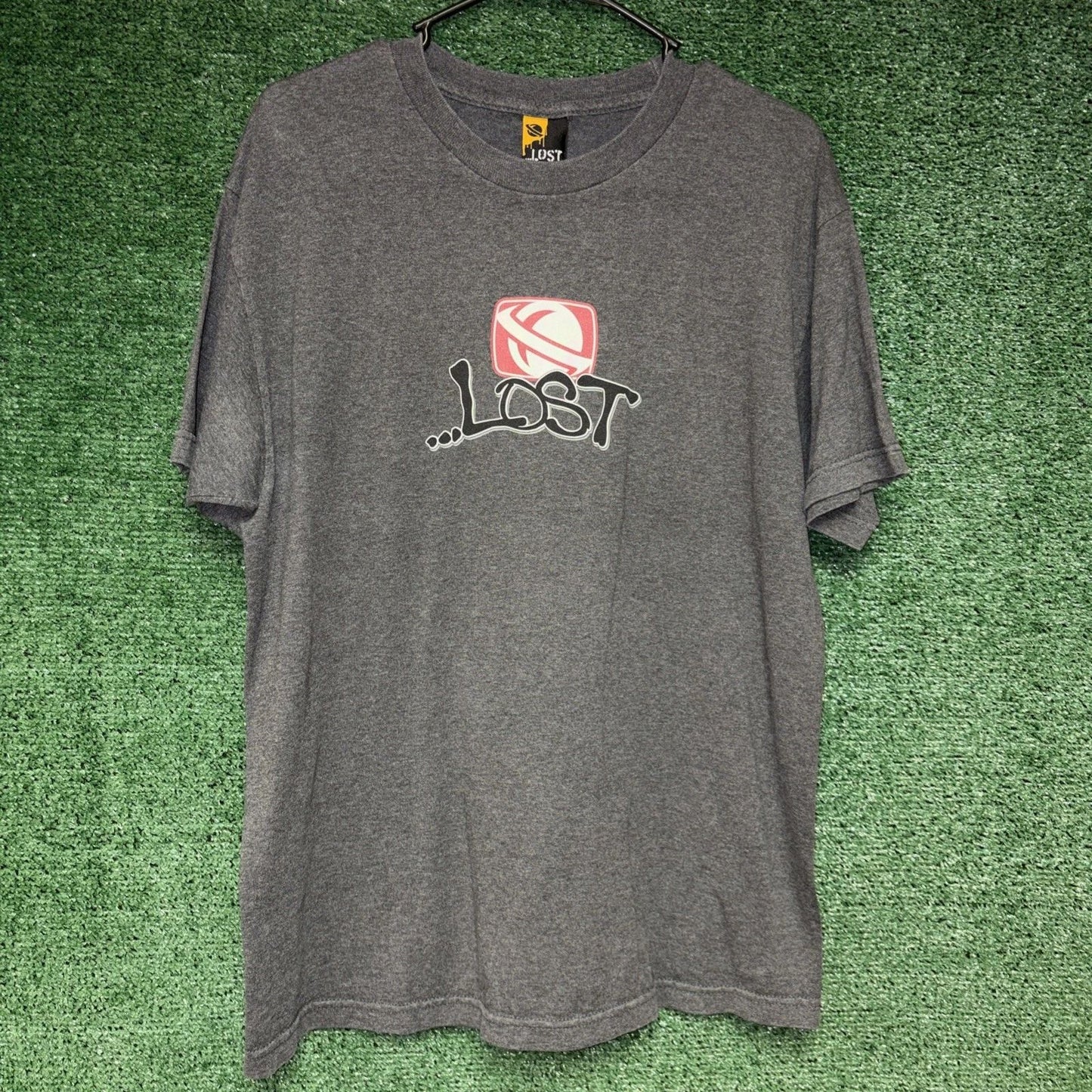 ...Lost Enterprises Surf Vintage Y2K Gray Shirt L Skateboards Beach Summer LA