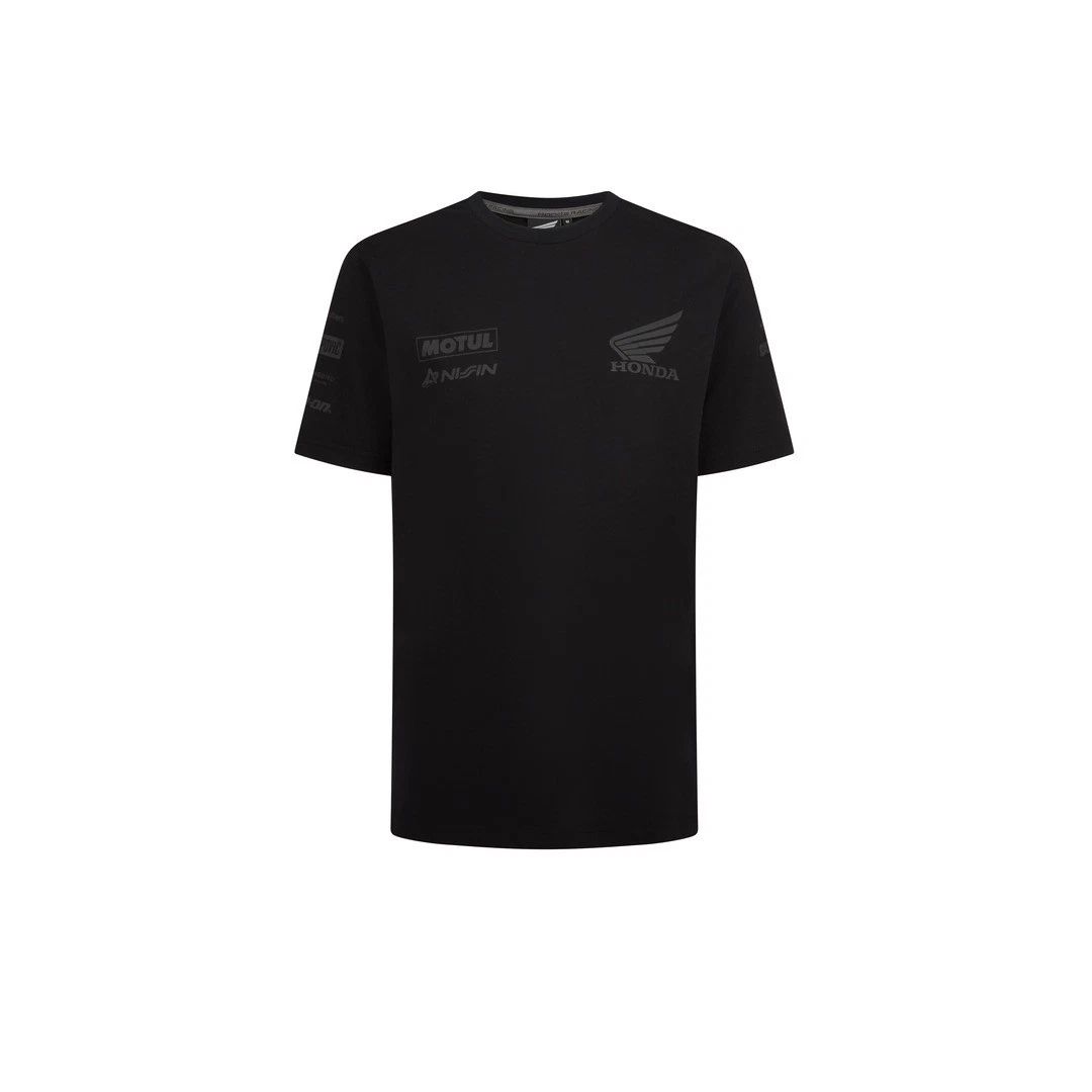 Honda Racing British Superbike Official Team T Shirt - Black
