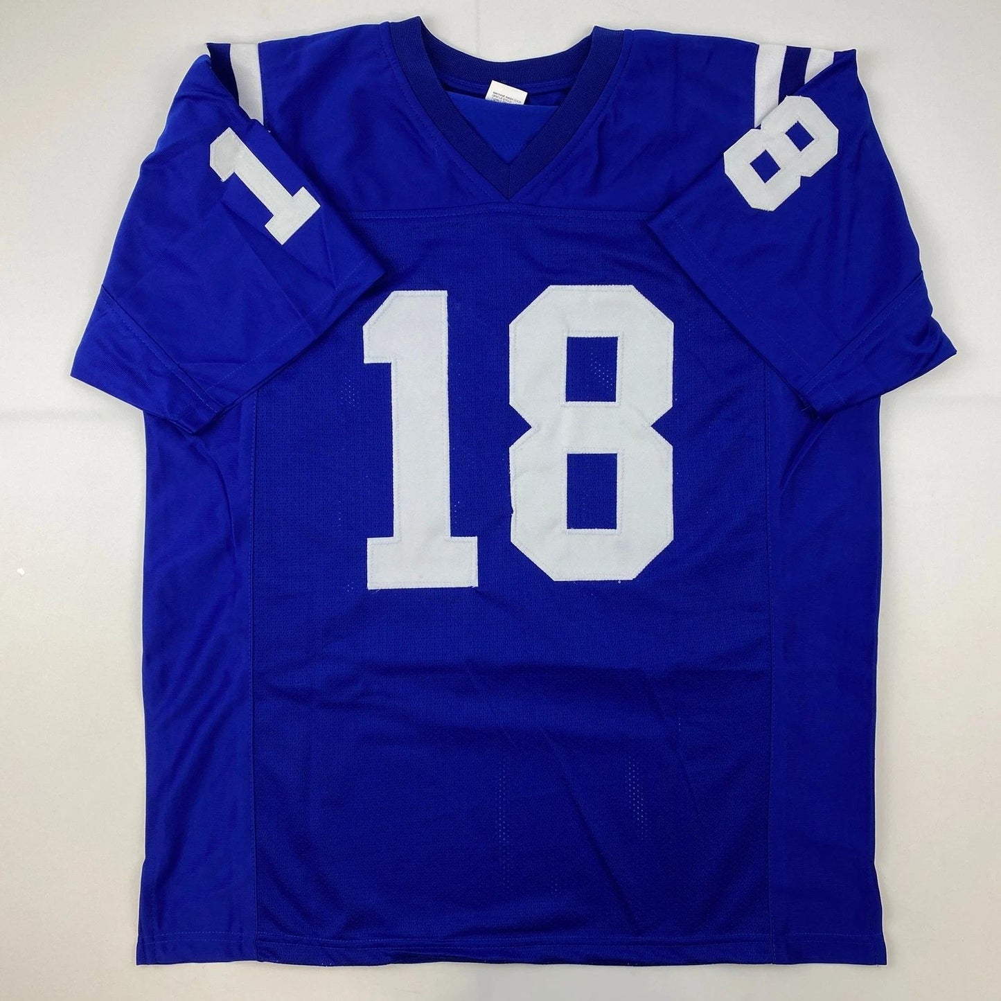 Peyton Manning Indianapolis Blue Laser Jersey