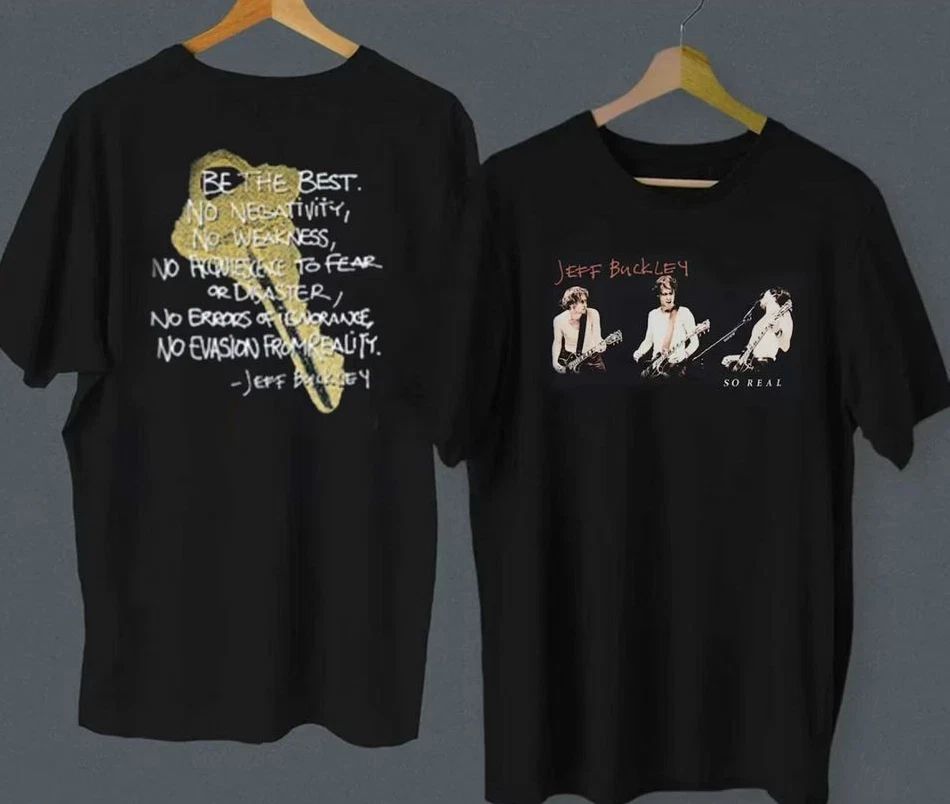 1994 Jeff Buckley So Real 2 Side-Printed T-shirt