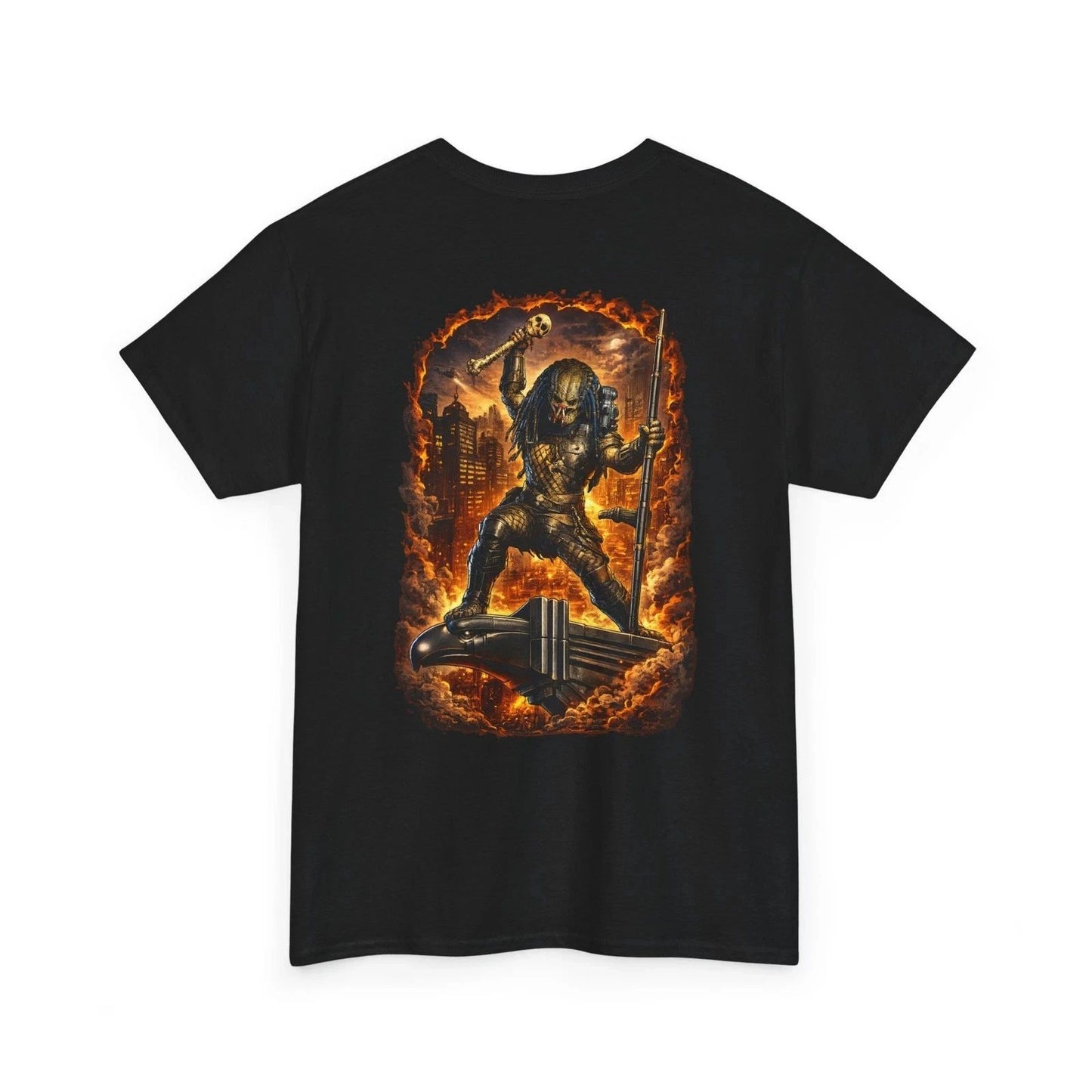 Predator 2 city hunter Backprint T-shirt | Fantasy Graphic | HOT ITEMS