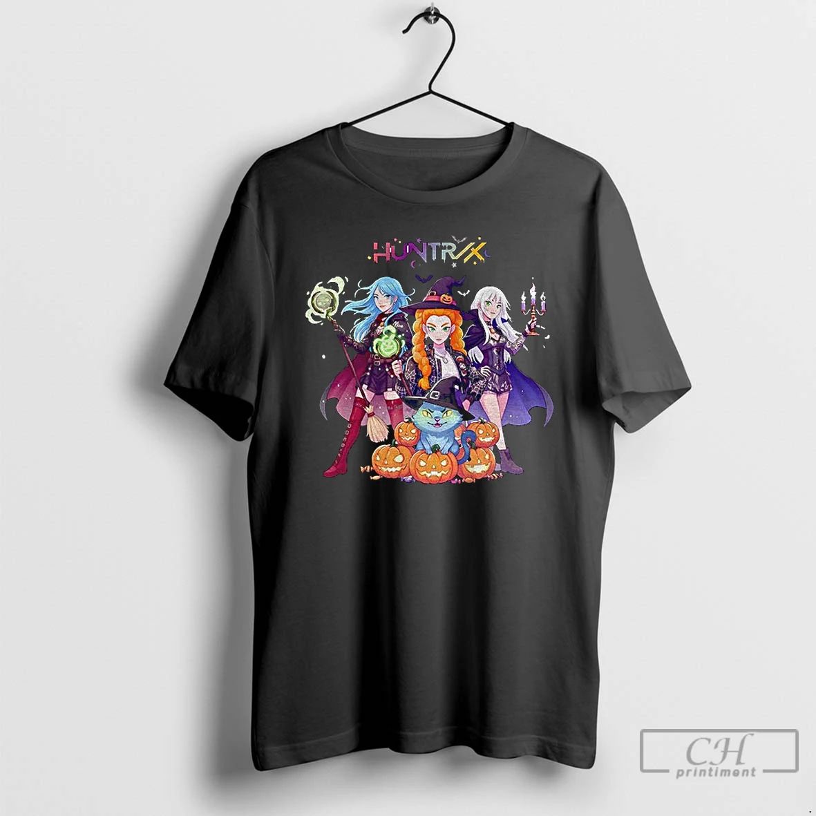Premium Pumpkin Kpop Demon Hunter Spooky Huntrix Halloween 2025 T Shirts