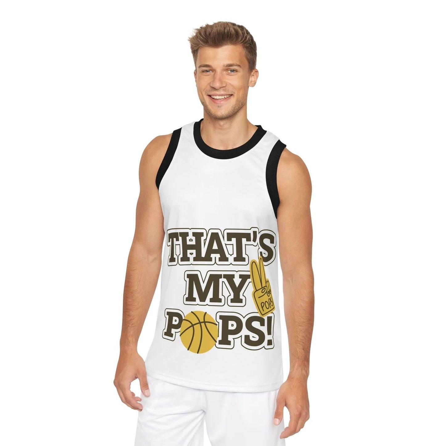 Basketball Jersey - "That's My Pops"Tank, Stylish Sportswear