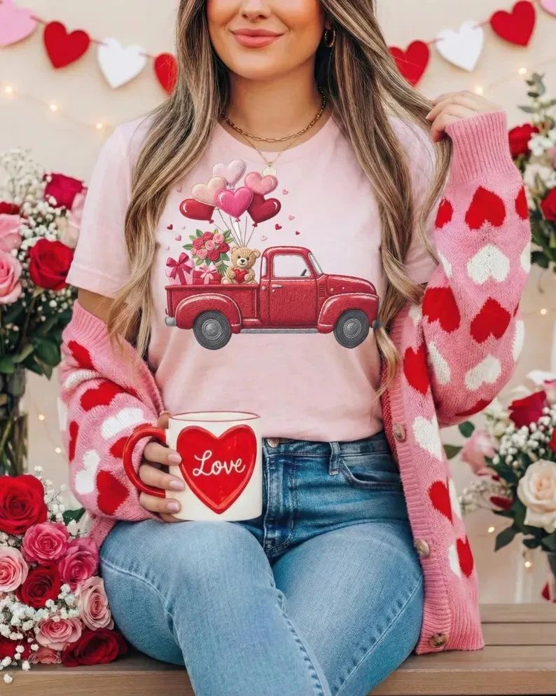 Preppy Valentine Trendy Aesthetic Graphic T Shirt
