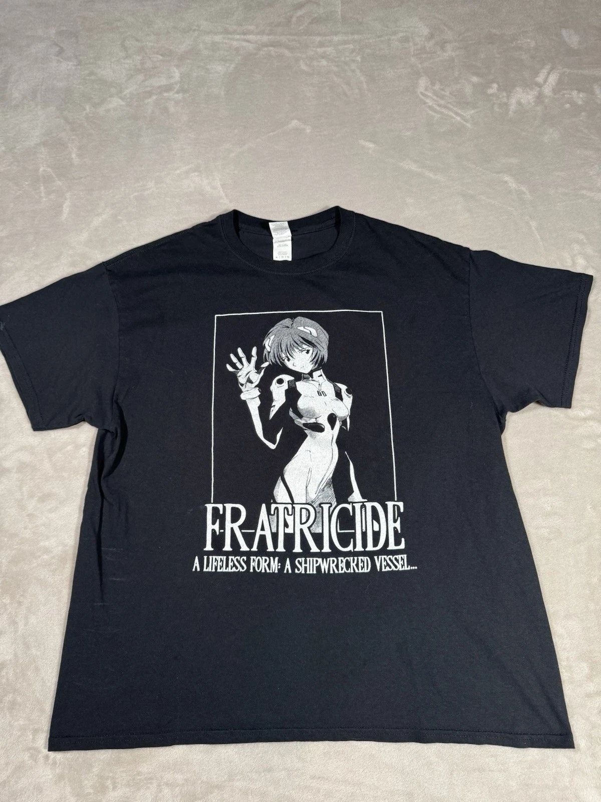 Y2K 2000s Neon Genesis Evangelion Rei Ayanami “Fratricide” Anime Manga Shirt