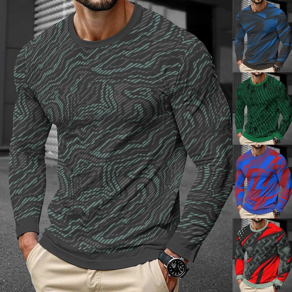 Daily Wear 3D Printing T-Shirt Casual Wear Polyester Fabric for Active Living