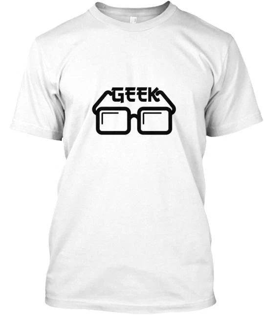 Geek With A Glasse T-Shirt Made in the USA Size S to 5XL