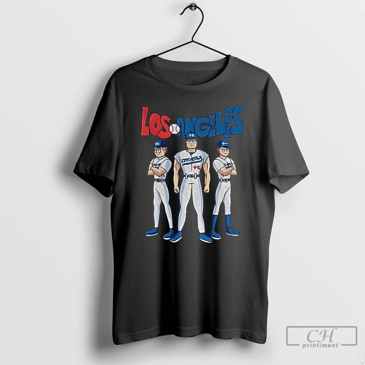 Classic Los Angeles Dodgers Baseball X Gragon Ball Z T Shirts