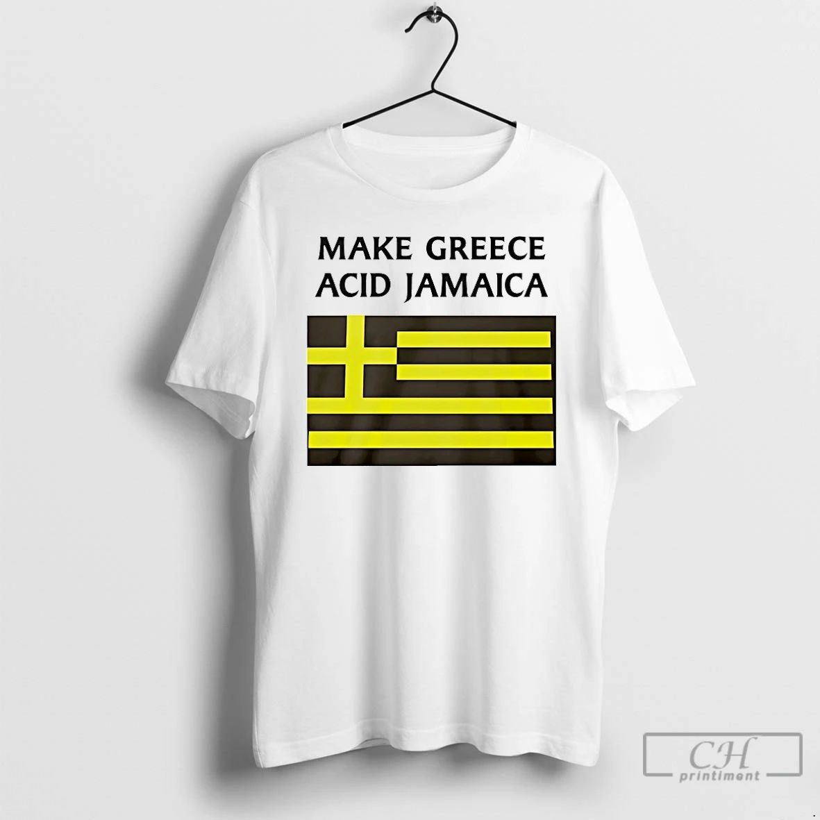 Classic Make Greece Acid Jamaica Flag T Shirts