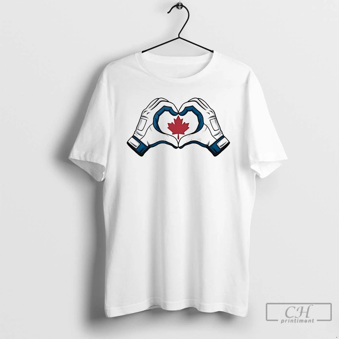 Classic Vladimir Guerrero Jr Hand Heart Maple Leaf T Shirts