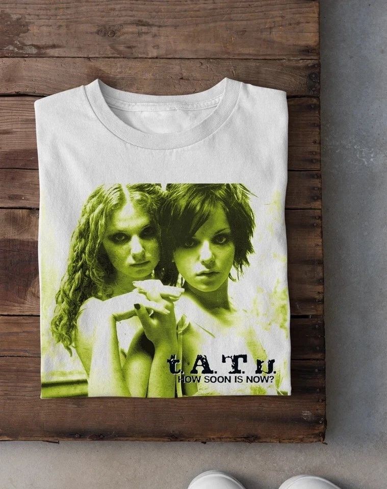t.A.T.u. Band Music For Lovers White T-Shirt Cotton Full Size
