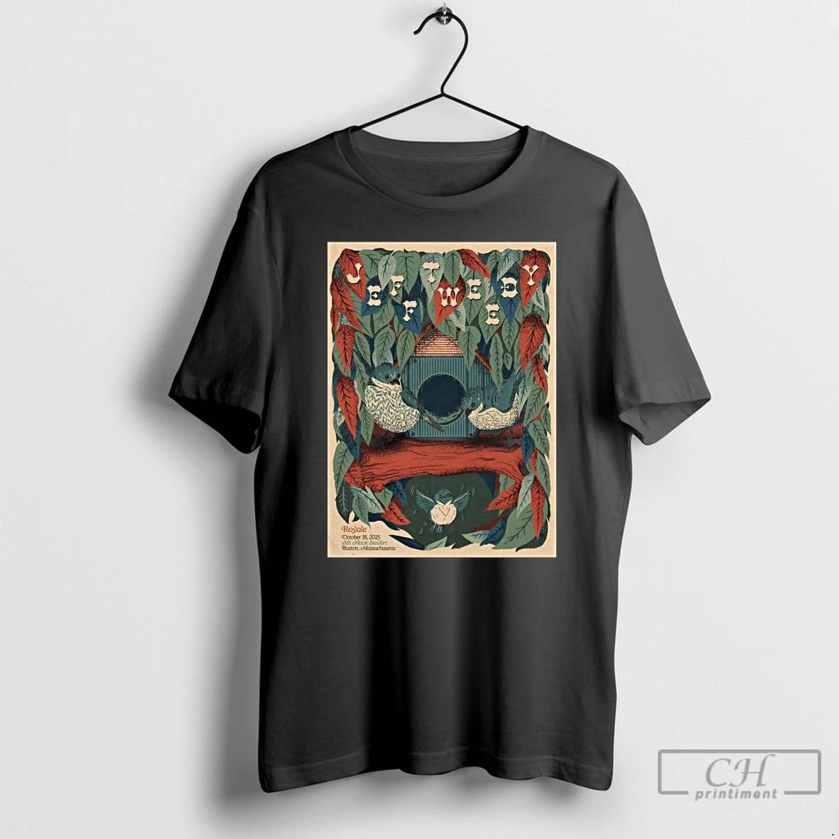 Classic Jeff Tweedy Boston Tour On October 18 2025 Long Sleve T Shirts