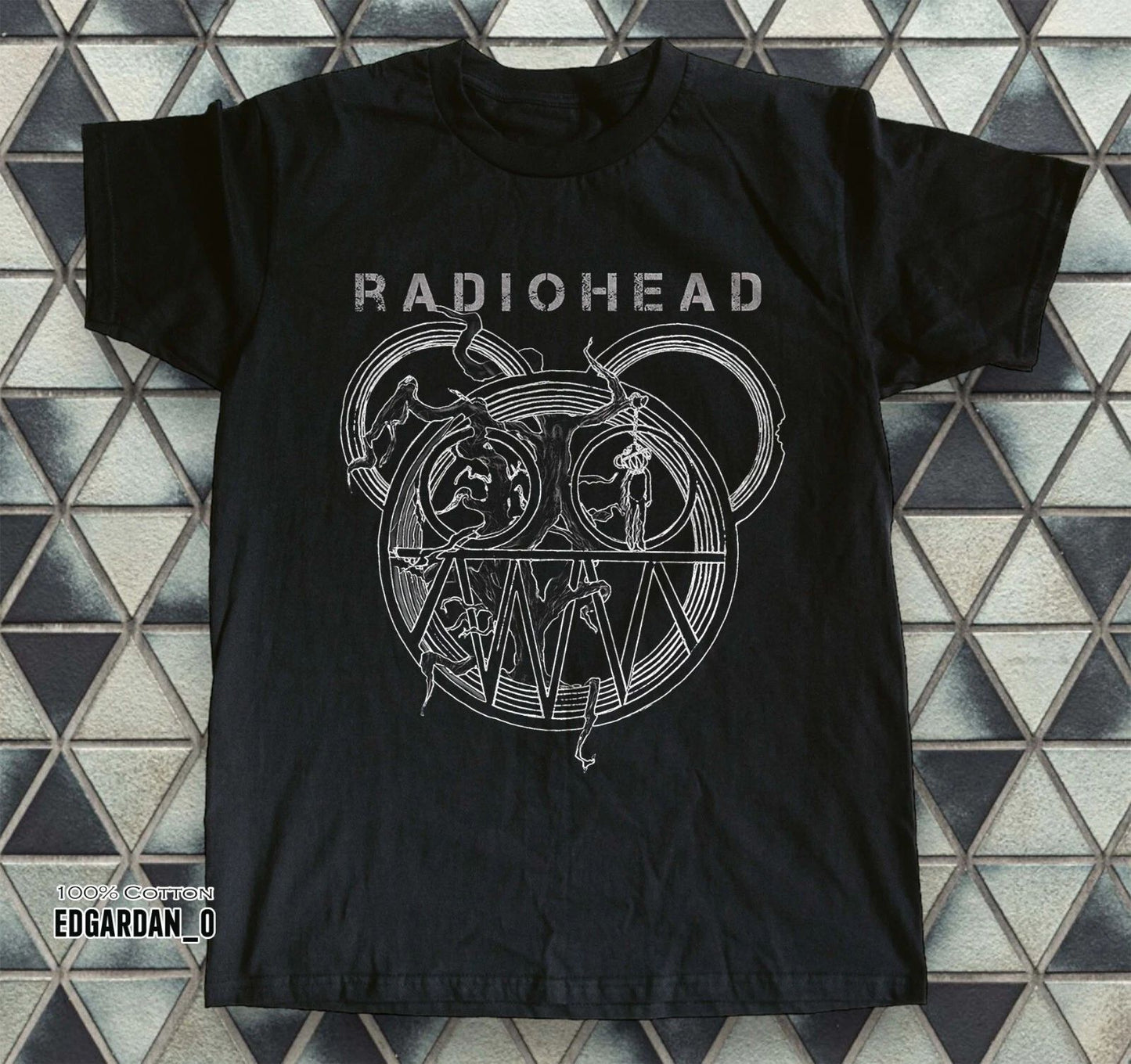 New! Radiohead Evil Face Black Unisex T-shirt Size S-5XL