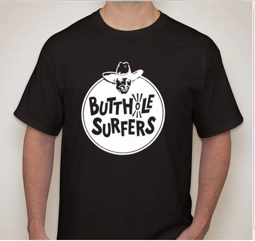 Butthole Surfers Thrash hardcore Punk rock band T shirt tee