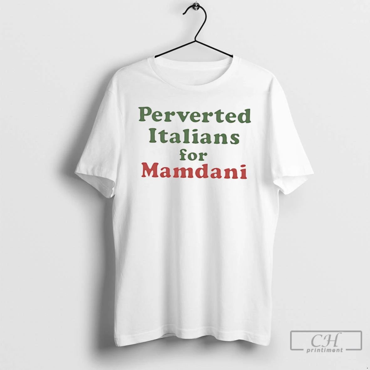 Classic Zohran Mamdani Perverted Italians For Mamdani T Shirts