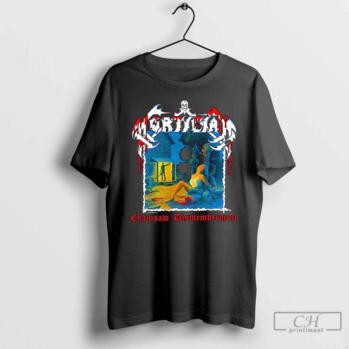 Classic Chainsaw Dismemberment Long Sleve T Shirts