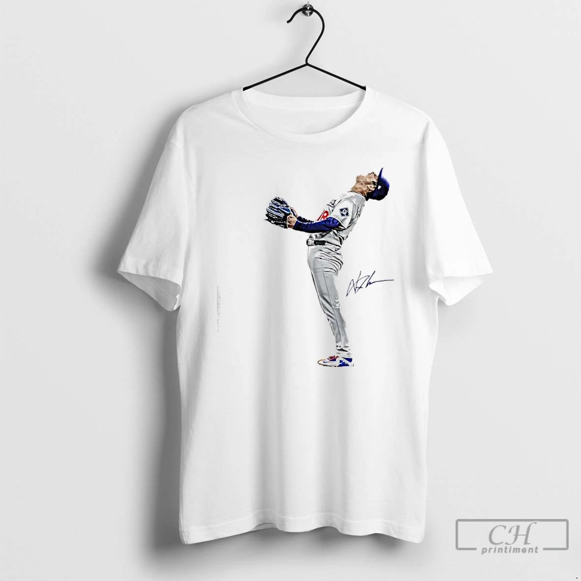 Premium Yamamoto Lights Out Dodgers Signature Collection T Shirts