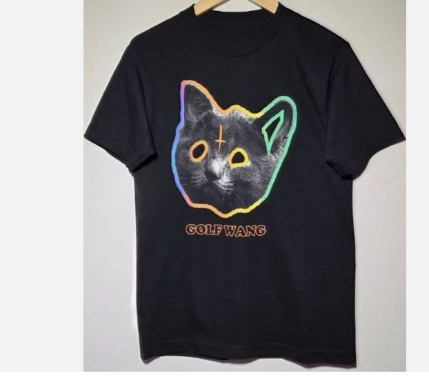 Vintage OFGWKTA Tron Cat Golf Wang OG Tyler USA Camp Flog Gnaw CFG NEW S-5XL