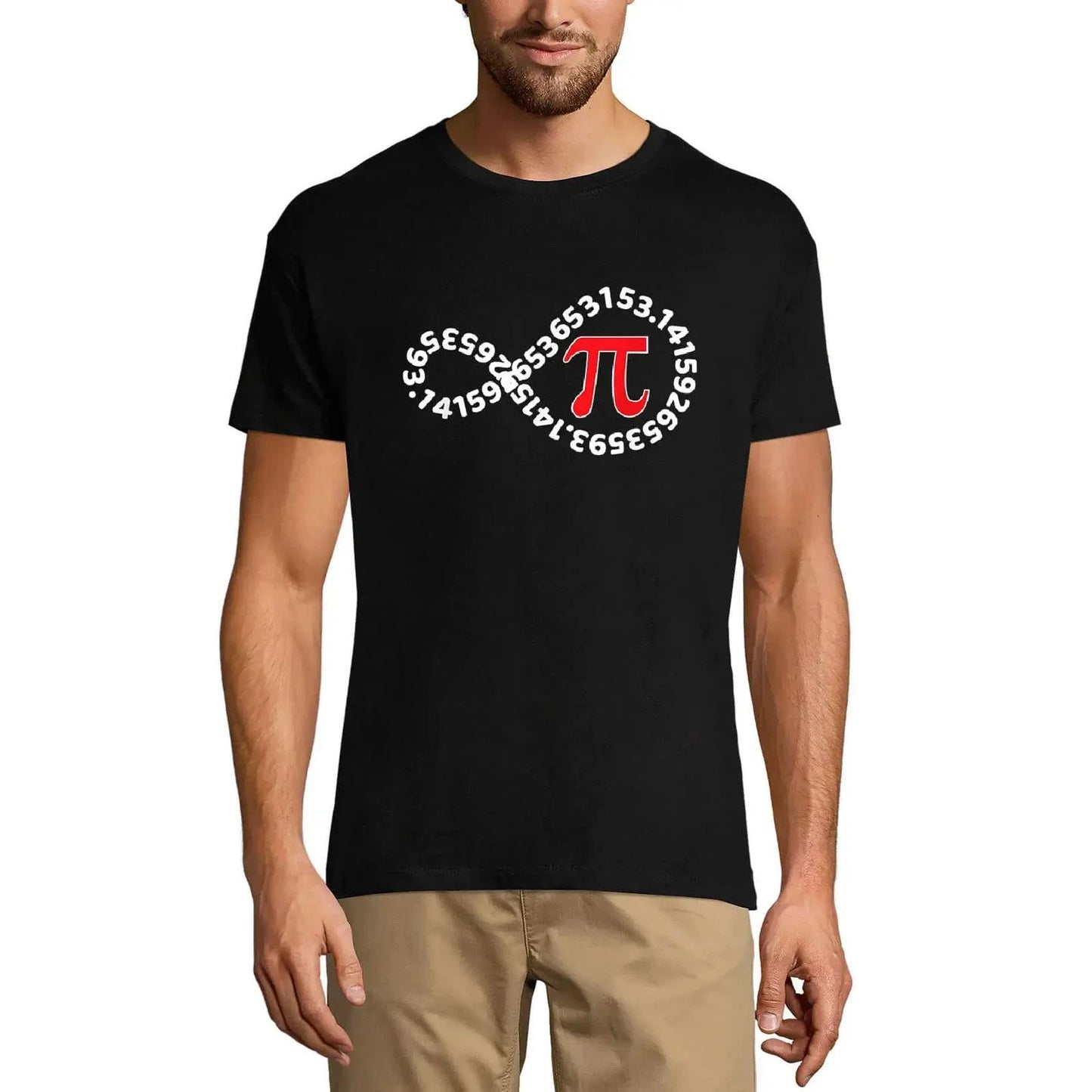 Men's Graphic T-Shirt Funny Pi Number Infinity - Geek Math Eco-Friendly Limited
