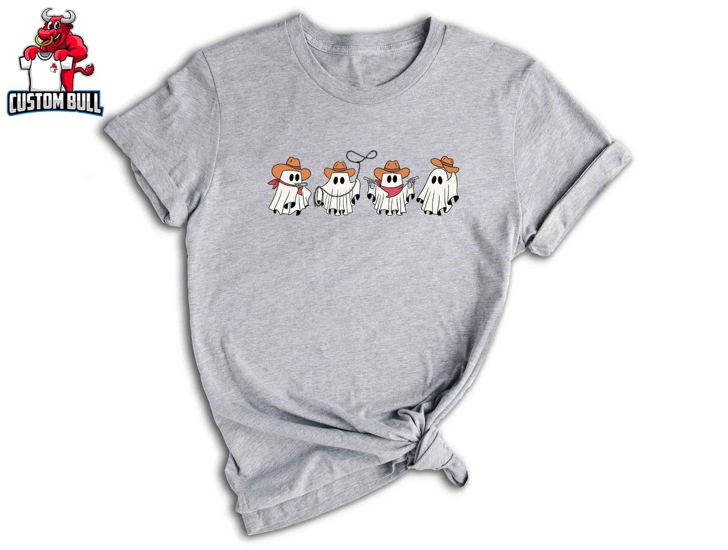 Cowboy Ghosts Shirt, Halloween Ghost Shirt, Halloween Cowgirl Ghosts