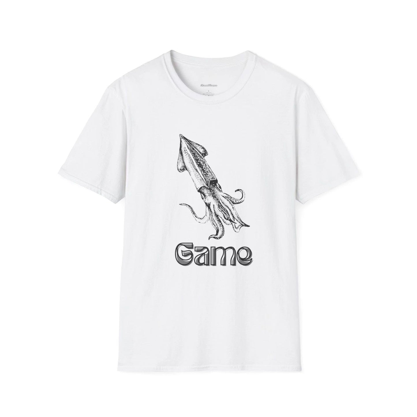 Squid T-Shirt, Unisex Tee, Softstyle Top, Trendy T-Shirt