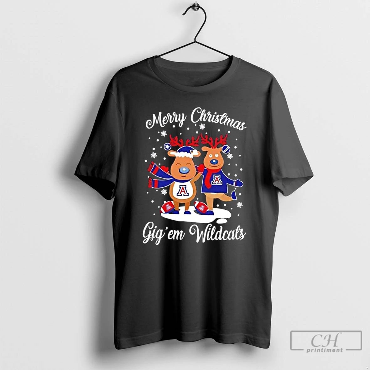 Classic Merry Christmas Gig Em Arizona Wildcats T Shirts