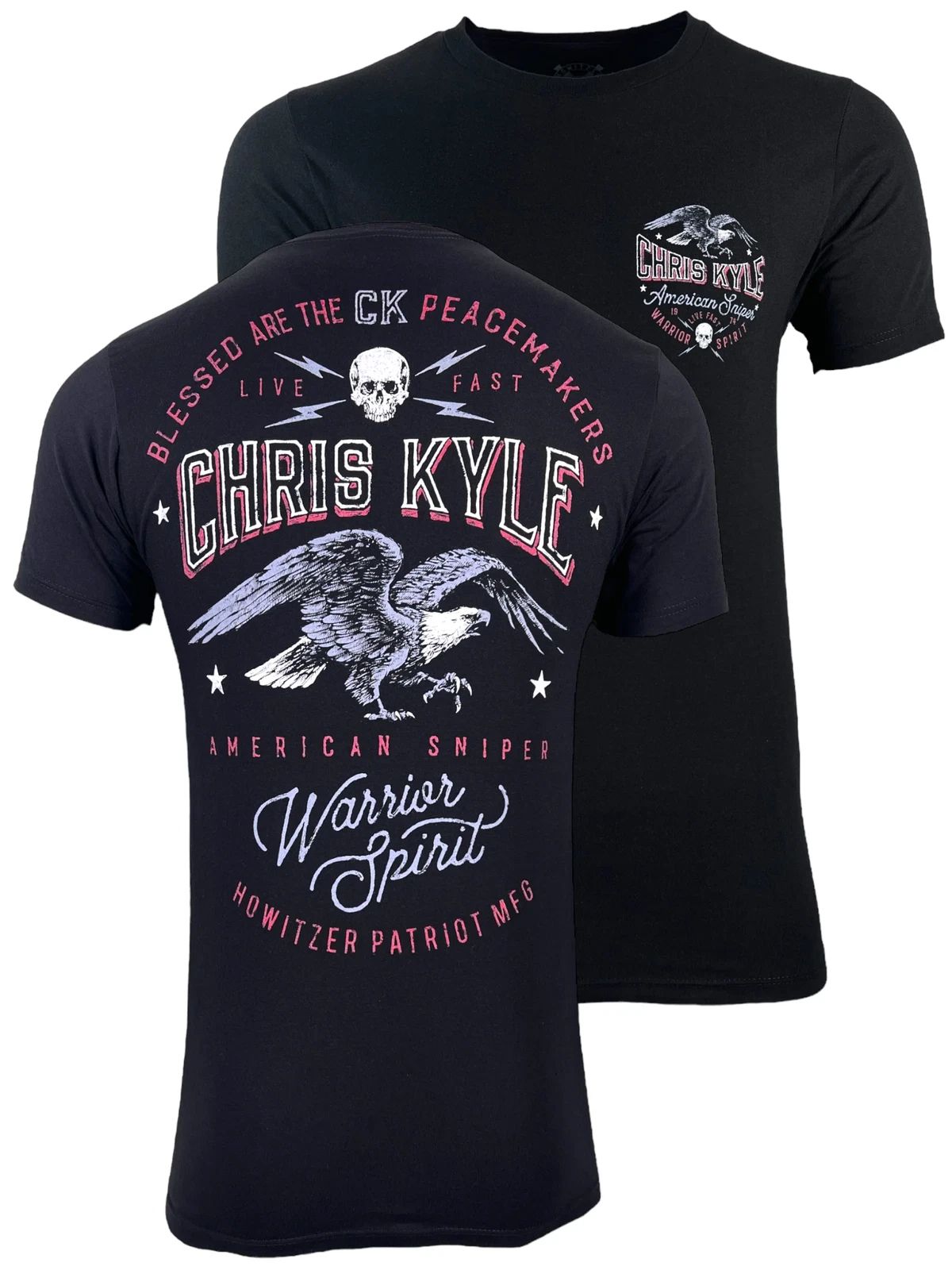 Howitzer Style Men's T-Shirt Chris Kyle Military Switchback Grunt MFG